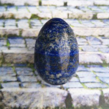 Jajeczko Yoni z Lapis Lazuli (duże, ok. 45x30mm)