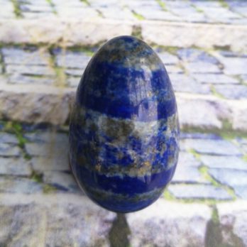 Jajeczko Yoni z Lapis Lazuli (średnie, ok. 40x25mm)
