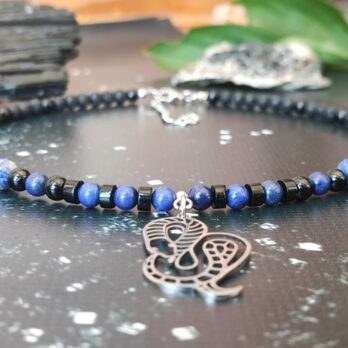 Męski naszyjnik z Lapis Lazuli “Blue Sky”