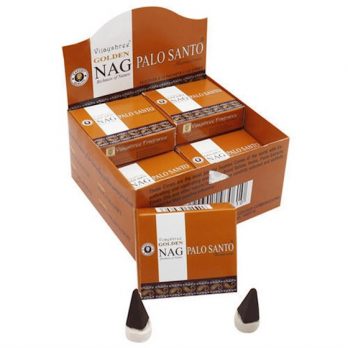 Stożkowe Kadzidełka VIJAYSREE Golden Nag Palo Santo