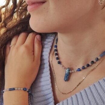 Komplet z Sodalitem i Lapis Lazuli “High Seas”-rozpuszczenie blokad, otwarcie na nowe PROMO DO 20 GRUDNIA
