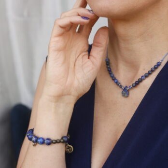 Naszyjnik z Lapis Lazuli “Memfis”