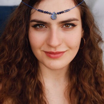 Binda na 3oko “Afrodyta” z Lapis Lazuli i Sodalitu