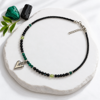 Cor Verde — Germina | Turmalin, malachit i oliwin — ochrona i odrodzenie