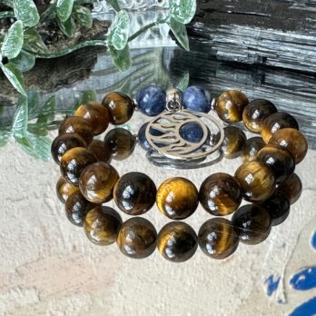 Bransoletka z Tygrysim Okiem i Sodalitem „SolarForce” swobodne wyrażanie siebie